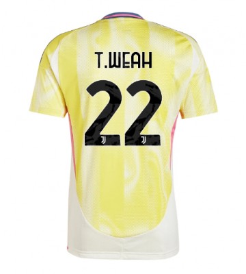 Juventus Timothy Weah #22 Venkovní Dres 2024-25 Krátkým Rukávem