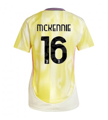 Juventus Weston McKennie #16 Venkovní Dres pro Dámy 2024-25 Krátkým Rukávem