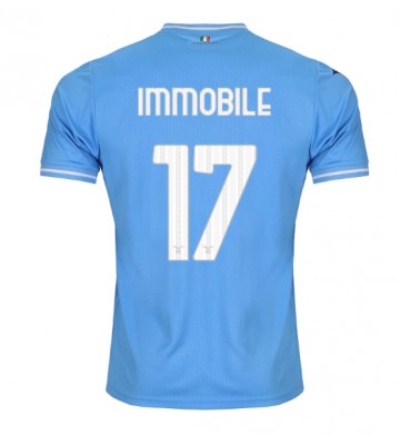 Lazio Ciro Immobile #17 Domácí Dres 2023-24 Krátkým Rukávem