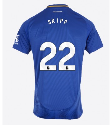 Leicester City Oliver Skipp #22 Domácí Dres 2024-25 Krátkým Rukávem