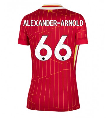 Liverpool Alexander-Arnold #66 Domácí Dres pro Dámy 2024-25 Krátkým Rukávem