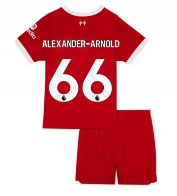 Liverpool Alexander-Arnold #66 Domácí dres komplet pro Děti 2023-24 Krátkým Rukávem (+ Krátké kalhoty)