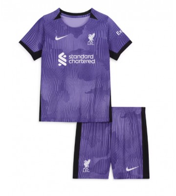 Liverpool Alternativní dres komplet pro Děti 2023-24 Krátkým Rukávem (+ Krátké kalhoty)