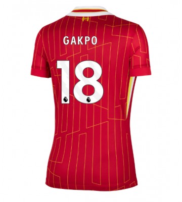 Liverpool Cody Gakpo #18 Domácí Dres pro Dámy 2024-25 Krátkým Rukávem