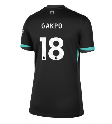 Liverpool Cody Gakpo #18 Venkovní Dres pro Dámy 2024-25 Krátkým Rukávem