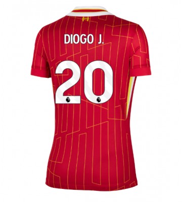 Liverpool Diogo Jota #20 Domácí Dres pro Dámy 2024-25 Krátkým Rukávem