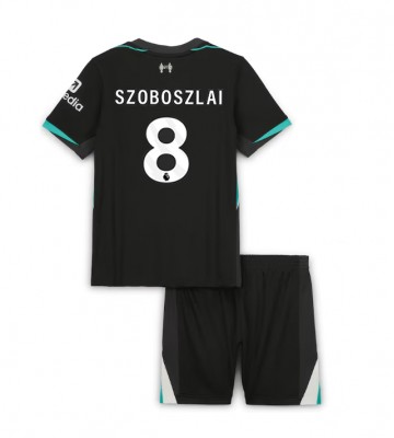 Liverpool Dominik Szoboszlai #8 Venkovní dres komplet pro Děti 2024-25 Krátkým Rukávem (+ Krátké kalhoty)