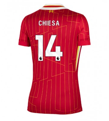 Liverpool Federico Chiesa #14 Domácí Dres pro Dámy 2024-25 Krátkým Rukávem