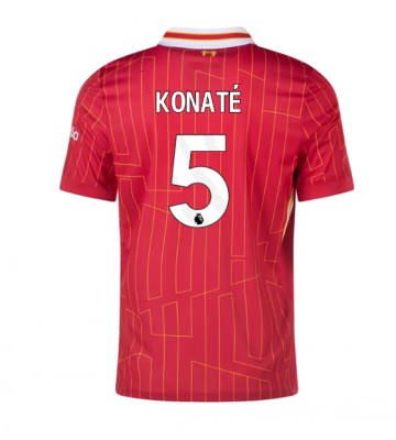 Liverpool Ibrahima Konate #5 Domácí Dres 2024-25 Krátkým Rukávem