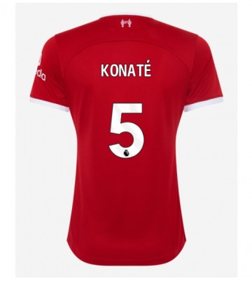 Liverpool Ibrahima Konate #5 Domácí Dres pro Dámy 2023-24 Krátkým Rukávem