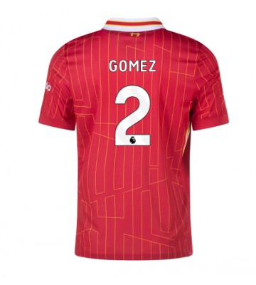 Liverpool Joe Gomez #2 Domácí Dres 2024-25 Krátkým Rukávem