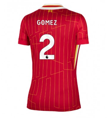 Liverpool Joe Gomez #2 Domácí Dres pro Dámy 2024-25 Krátkým Rukávem