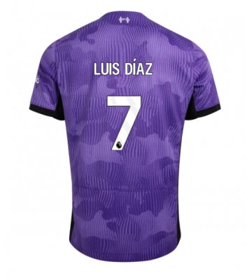 Liverpool Luis Diaz #7 Alternativní Dres 2023-24 Krátkým Rukávem