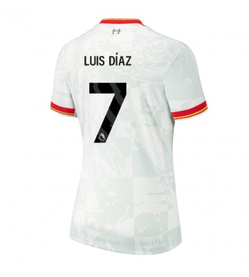 Liverpool Luis Diaz #7 Alternativní Dres pro Dámy 2024-25 Krátkým Rukávem