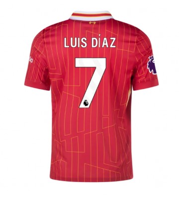 Liverpool Luis Diaz #7 Domácí Dres 2024-25 Krátkým Rukávem