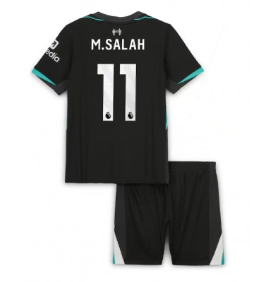 Liverpool Mohamed Salah #11 Venkovní dres komplet pro Děti 2024-25 Krátkým Rukávem (+ Krátké kalhoty)