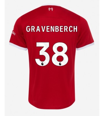 Liverpool Ryan Gravenberch #38 Domácí Dres 2023-24 Krátkým Rukávem