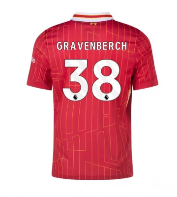 Liverpool Ryan Gravenberch #38 Domácí Dres 2024-25 Krátkým Rukávem