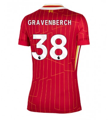 Liverpool Ryan Gravenberch #38 Domácí Dres pro Dámy 2024-25 Krátkým Rukávem