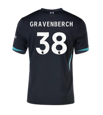 Liverpool Ryan Gravenberch #38 Venkovní Dres 2024-25 Krátkým Rukávem