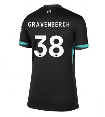 Liverpool Ryan Gravenberch #38 Venkovní Dres pro Dámy 2024-25 Krátkým Rukávem