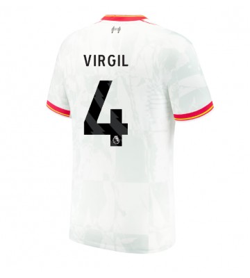 Liverpool Virgil van Dijk #4 Alternativní Dres 2024-25 Krátkým Rukávem