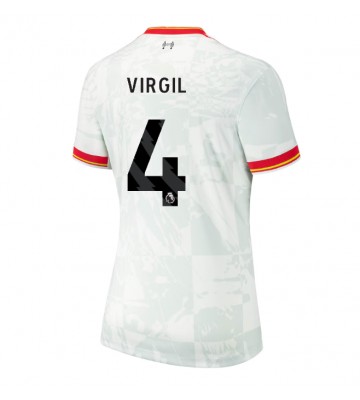 Liverpool Virgil van Dijk #4 Alternativní Dres pro Dámy 2024-25 Krátkým Rukávem