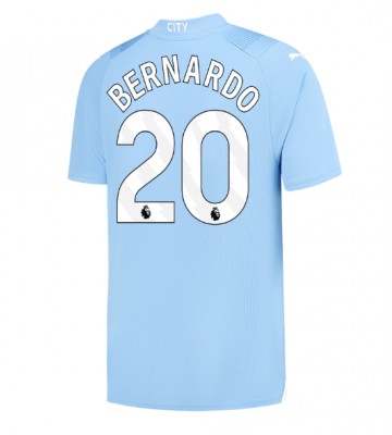 Manchester City Bernardo Silva #20 Domácí Dres 2023-24 Krátkým Rukávem