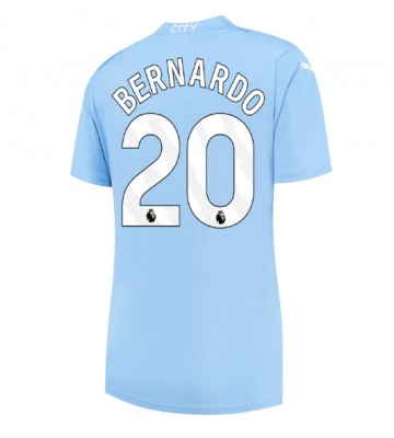 Manchester City Bernardo Silva #20 Domácí Dres pro Dámy 2023-24 Krátkým Rukávem