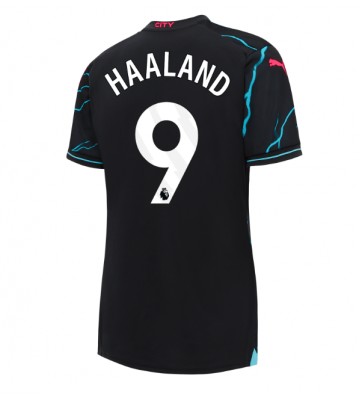 Manchester City Erling Haaland #9 Alternativní Dres pro Dámy 2023-24 Krátkým Rukávem