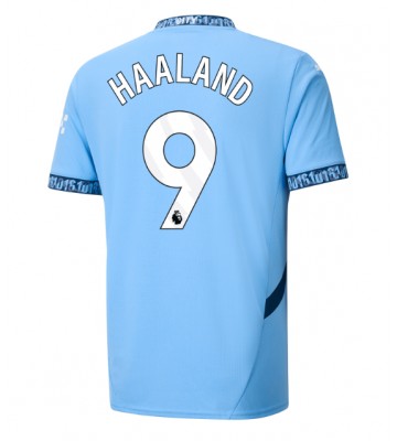 Manchester City Erling Haaland #9 Domácí Dres 2024-25 Krátkým Rukávem