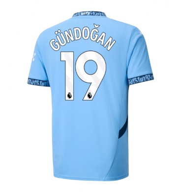 Manchester City Ilkay Gundogan #19 Domácí Dres 2024-25 Krátkým Rukávem