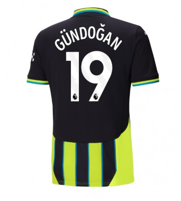 Manchester City Ilkay Gundogan #19 Venkovní Dres 2024-25 Krátkým Rukávem