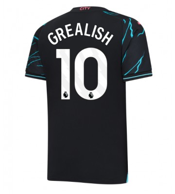 Manchester City Jack Grealish #10 Alternativní Dres 2023-24 Krátkým Rukávem