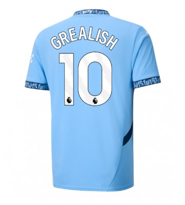 Manchester City Jack Grealish #10 Domácí Dres 2024-25 Krátkým Rukávem