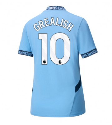 Manchester City Jack Grealish #10 Domácí Dres pro Dámy 2024-25 Krátkým Rukávem