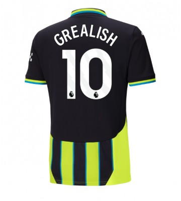 Manchester City Jack Grealish #10 Venkovní Dres 2024-25 Krátkým Rukávem