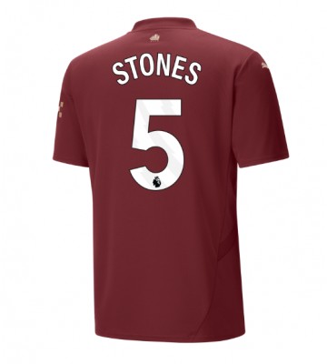 Manchester City John Stones #5 Alternativní Dres 2024-25 Krátkým Rukávem