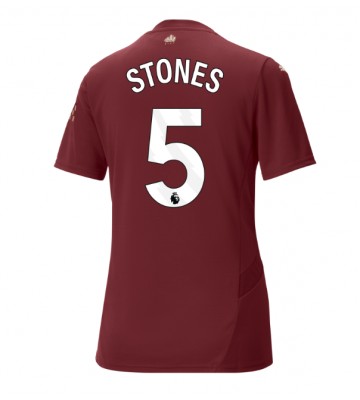 Manchester City John Stones #5 Alternativní Dres pro Dámy 2024-25 Krátkým Rukávem