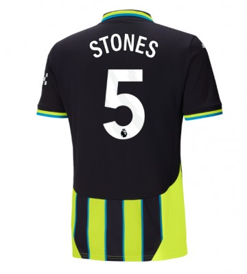 Manchester City John Stones #5 Venkovní Dres 2024-25 Krátkým Rukávem