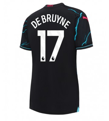 Manchester City Kevin De Bruyne #17 Alternativní Dres pro Dámy 2023-24 Krátkým Rukávem