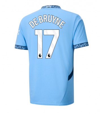 Manchester City Kevin De Bruyne #17 Domácí Dres 2024-25 Krátkým Rukávem