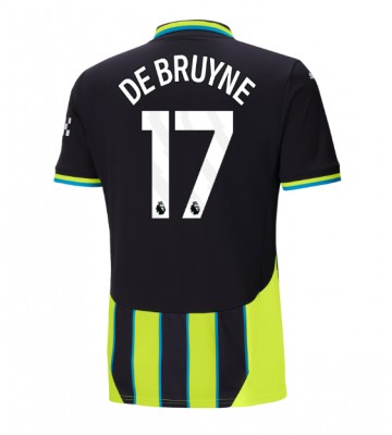 Manchester City Kevin De Bruyne #17 Venkovní Dres 2024-25 Krátkým Rukávem