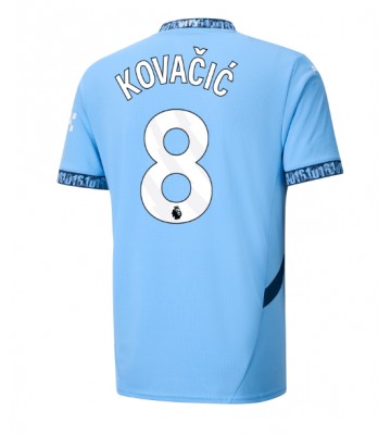 Manchester City Mateo Kovacic #8 Domácí Dres 2024-25 Krátkým Rukávem