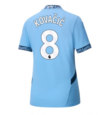 Manchester City Mateo Kovacic #8 Domácí Dres pro Dámy 2024-25 Krátkým Rukávem