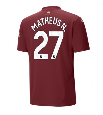 Manchester City Matheus Nunes #27 Alternativní Dres 2024-25 Krátkým Rukávem