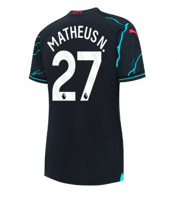 Manchester City Matheus Nunes #27 Alternativní Dres pro Dámy 2023-24 Krátkým Rukávem