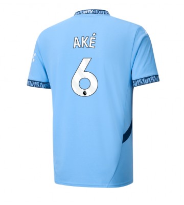 Manchester City Nathan Ake #6 Domácí Dres 2024-25 Krátkým Rukávem