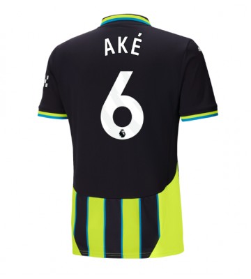 Manchester City Nathan Ake #6 Venkovní Dres 2024-25 Krátkým Rukávem