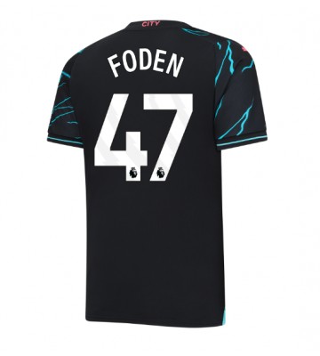 Manchester City Phil Foden #47 Alternativní Dres 2023-24 Krátkým Rukávem